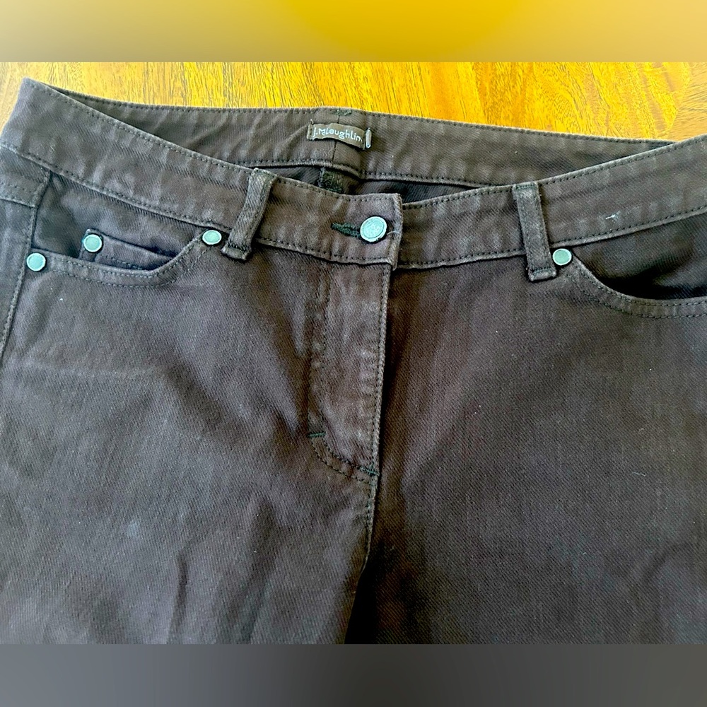 High Rise Brown Jeans Classic Fit
